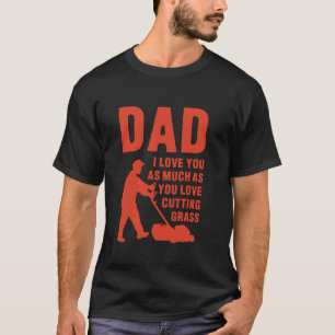 Lustiger Gärtner Gartenarbeit Rasenmäher Liebhaber T-Shirt