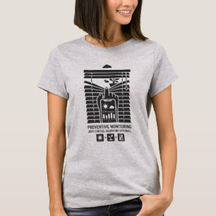 Lustiger Gärtner Wetter App Präventivüberwachung T-Shirt
