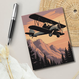 Lustiger Geburtstag Bigfoot Vintage Flugzeug Benut Postkarte