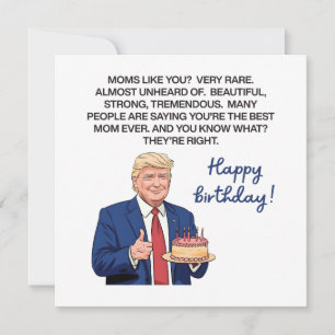 Lustiger Geburtstag der Mutter Karte