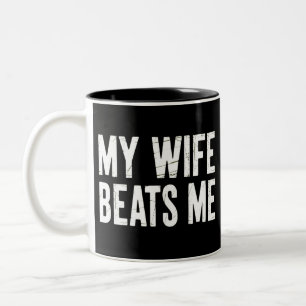 Lustiger Geburtstag des Ehemanns Sarkastisch Meine Zweifarbige Tasse