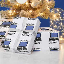 Lustiger Geburtstag für Gamer Geschenkpapier