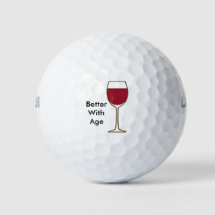 Lustiger Geburtstag Golfball