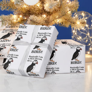 Lustiger Geburtstag Papageientaucher Seevogel Geschenkpapier
