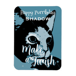 Lustiger Geburtstag Purrthday Katze Magnet