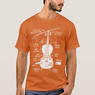 Lustiger Geiger Violinspieler Musiker Humor Gesche T-Shirt