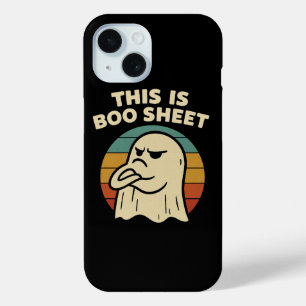 Lustiger Geist "Das ist Boo-Blatt" Retro-Halloween Case-Mate iPhone Hülle