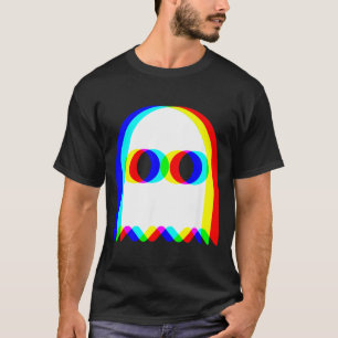 Lustiger Geist Trippy Vaporwave Halloween Techno R T-Shirt