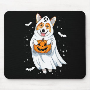 Lustiger Geister Corgi Liebhaber Gruseliger Hallow Mousepad