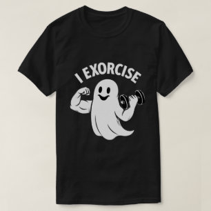 Lustiger Geister-Workout – „Ich trainiere“ Hallowe T-Shirt