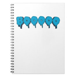 lustiger Geistertext Notizblock