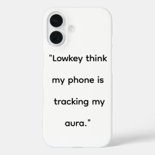 Lustiger Gen Z Humor iPhone-Hülle Heimlich denke iPhone 16 Hülle