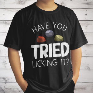 Lustiger Geologe Lapidarier Gesteinssammler Rockho T-Shirt