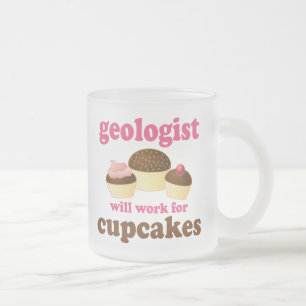 Lustiger Geologe Mattglastasse