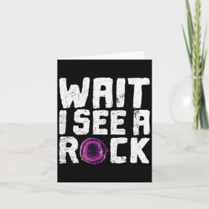 Lustiger Geologe Rock Hounding Geode Vintage-Shirt Karte