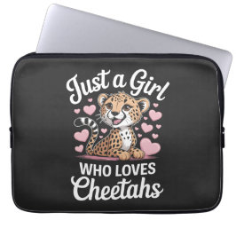 Lustiger Gepard-Zitat Laptopschutzhülle