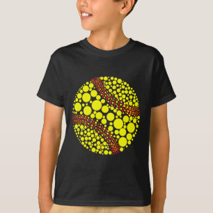 Lustiger gepunkteter Softll-Liebhaber-Spieler Inte T-Shirt
