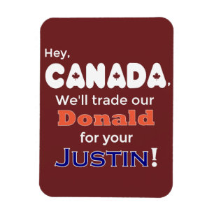Lustiger Geschäftsdonald für Justin-Magneten Magnet