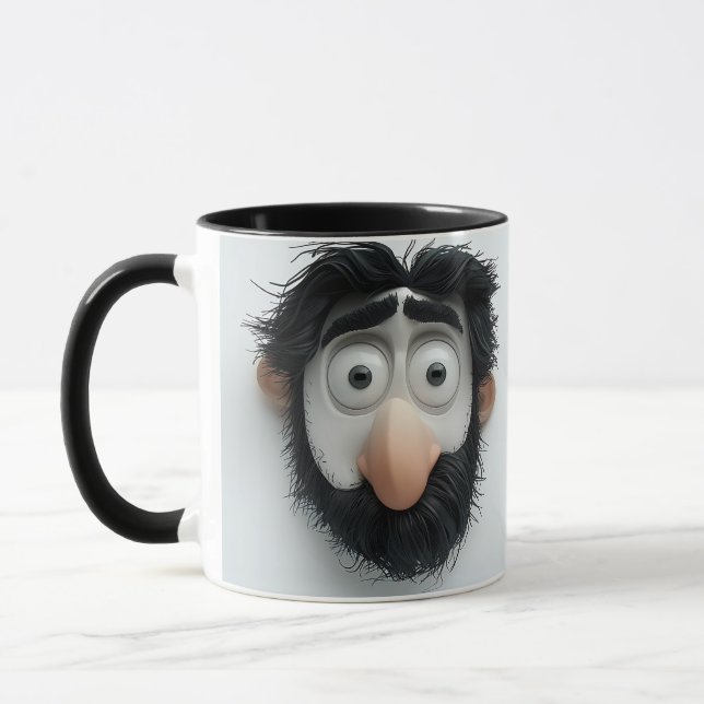 Lustiger Gesichtsmug Tasse (Links)
