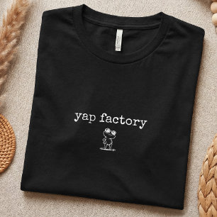 Lustiger gesprächiger Yap Humor Einfach T-Shirt