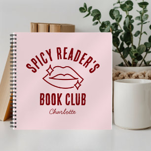 Lustiger Gewürzter Leser-Book-Club Spiralnotizbuch Notizbuch