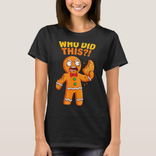 Lustiger Gingerbread-Mann, der diese Wortspiel-Kek T-Shirt