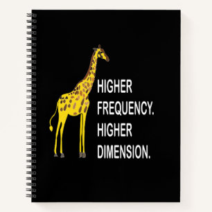 Lustiger Giraffen-Wortwitz Notizbuch