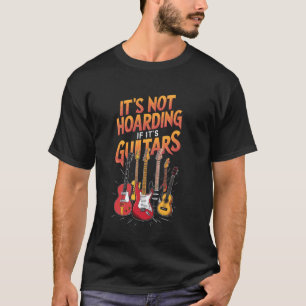 Lustiger Gitarren-Hortwitz Rock-Musik-Fan Musiker T-Shirt