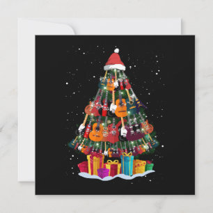Lustiger Gitarren-Weihnachtsbaum 