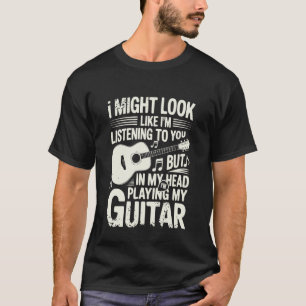 Lustiger Gitarrist, ich sehe vielleicht so aus, al T-Shirt