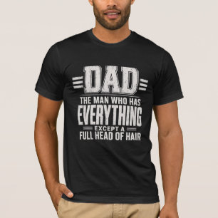 Lustiger Glatzkopf-Vater-Witz T-Shirt