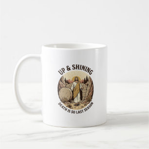 Lustiger Glaube Auferstehungshöhle Vintage-Stich-S Kaffeetasse