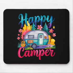Lustiger glücklicher Camper Camping Bekleidung Anh Mousepad