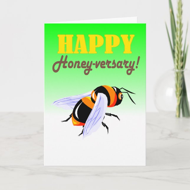lustiger glücklicher Hochzeitstag Karte (Vorderseite)
