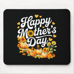 Lustiger glücklicher Muttertag süß floral für Frau Mousepad