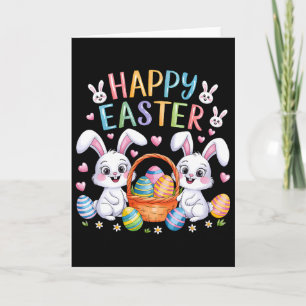 Lustiger glücklicher Osterhase Kleinkind Kinder Os Karte