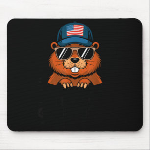 Lustiger glücklicher Tag des Murmeltieres  Mousepad