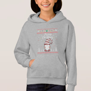 Lustiger Gnom Frohe Weihnachten Hoodie
