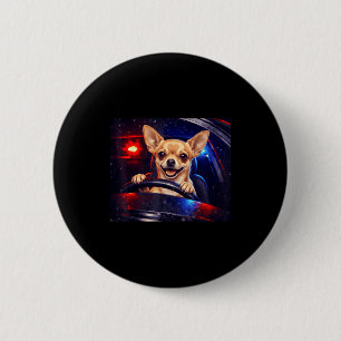 Lustiger Golden Retriever fährt Meme-Hund fährt aF Button