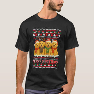 Lustiger Golden Retriever Frohe Weihnachten Lustig T-Shirt