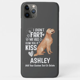 Lustiger Golden Retriever Furz Kuss Cooler Hunde L Case-Mate iPhone Hülle