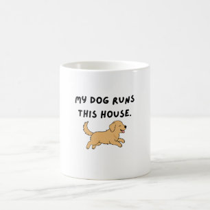 Lustiger Golden Retriever Hund Mama Haus Zitat Tas Kaffeetasse