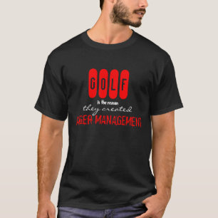 Lustiger GOLF Ärger-Management-T - Shirt