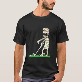 Lustiger Golf Halloween Mumie Golfer Zombie Golfen T-Shirt