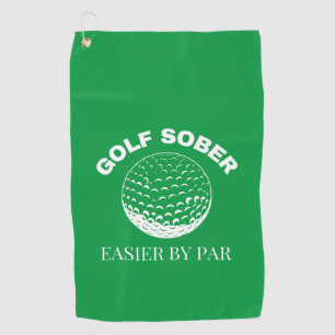 Lustiger Golf Nüchtern Einfacher Durch Par Golfing Golfhandtuch