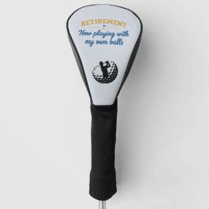 Lustiger Golf-Schlagzeugabdeckung für den Ruhestan Golf Headcover