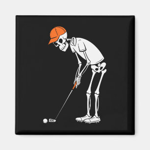 Lustiger Golf-Skelett-Golf-Halloween-Golf-Sport Magnet