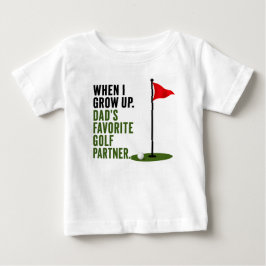 Lustiger Golf-Spruch für Golf-Baby Baby T-shirt
