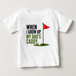 Lustiger Golf-Spruch für Golf-Baby Baby T-shirt