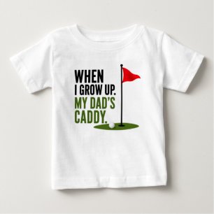 Lustiger Golf-Spruch für Golf-Baby Baby T-shirt